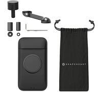 Shapeheart Motorcycle Bundle Boost Support magnétique pour Smartphone pour Guidon de Tige de Moto (Black,M)