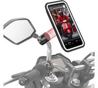 Shapeheart Support téléphone rétroviseur moto – Pochette imperméable tactile, fixation vissée – 2XL