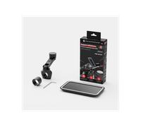 Shapeheart innovation française, Support téléphone moto magnétique Pro avec bras articulé et pochette imperméable détachable, absorbe les vibrations. Porte téléphone pour guidon moto, scooter
