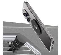 Shapeheart Support Téléphone Magnétique pour Grille d'Aération Voiture | Compatible tous Smartphones | Avec Plaque Métal Adhésive Universel | Orientation 3D 360° | Claper et Retirer en 1 Geste