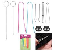 SHAPEPOTY Ensemble D'enfile-Aiguilles 13 Pièces, Aide À L'enfilage Pour La Couture, La Broderie, Les Perles, Les Travaux Manuels, Le Tricot