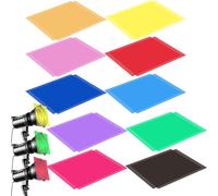 SHAPEPOTY Filtres colorés transparents - Lot de 20 feuilles de film adhésif transparent A4 de haute qualité pour effets photo
