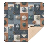 Shapes Grand tapis antidérapant pour bébé, salle de sport et d'activités pour le sol - Confortable et respirant - Pour le temps du ventre et le ramper pour bébés, nourrissons et tout-petits - 127 x