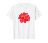 Shapes Mania Magnifique camélia Japonais Rouge T-Shirt Graphique avec Valeur