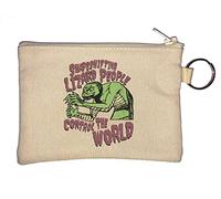 Shapeshifting Porte-clés en forme de lézard avec inscription « People Control The World » - Beige