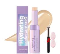 Shapetape Concealer Stick & Brush,Nose Contour Contour Pencil,2 In 1 Contours Concealer Stick,Hydrating Long Lasting And Waterproof,For A Flawless Look (Ivory, size)