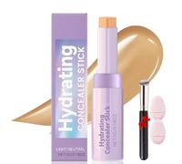 Shapetape Concealer Stick & Brush,Nose Contour Contour Pencil,2 In 1 Contours Concealer Stick,Hydrating Long Lasting And Waterproof,For A Flawless Look (Natural, size)