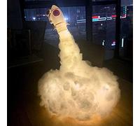 ShapeW Spécial Bricolage LED Nuages fusée Astronaute Lampe de Table de Chevet Enfants Enfants Chambre Decora veilleuse Cadeau d'anniversaire Artisanat fusée veilleuse