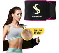 Shapewear® bande de transpiration pour le ventre - Taillentrainer - bande abdominale pour perdre du poids - ceinture amincissante pour le ventre - formeur de taille pour hommes/femmes - E-book avec 8