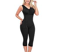Shapewear Women Tummy Control Full Body Shaper Butt Lifter Thigh Slimmer Bodysuit Side Zipper Breast Support Long Post