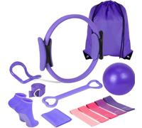 Shaping Artifact Lot de 13 pièces avec anneau de yoga, ceinture extensible et sac de rangement pour exercices complets du corps à la maison, en plein air, fitness, voyage facile