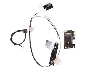 SHAPOKY Adaptateur M.2 Wifi M2 NGFF Key a E vers Pci PCI-E 1X NGFF Support Carte réseau 2230 pour AX200 9260AC 8265AC