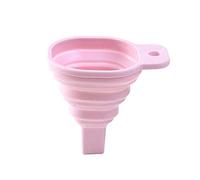 SHAPOKY Entonnoir en silicone pliable de nouveauté Entonnoir long pliable télescopique pour maison distribution de liquides Gadgets de cuisine Rose