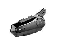 SHAPOKY Interphone d'écouteurs Bluetooth de moto communication casque de conduite en libre fonction de réduction du bruit