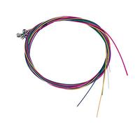 SHAPOKY Lot de 6 cordes de rechange en acier pour guitare acoustique et électrique