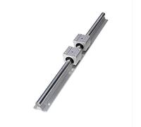 SHAPOKY Rails et roulements linéaires, 1 rail de guidage linéaire de 500 mm + 2 blocs de glissement de roulement linéaire de 12 mm SBR12UU