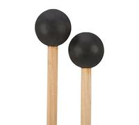 Shappy Bell Maillets Glockenspiel Bâtons, Maillet en caoutchouc Percussion avec poignée en bois, 38,1 cm de long