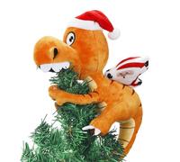 Shappy Cimier de Sapin de Noël en Peluche à Suspendre - 25,4 x 20,3 cm - Décoration de Noël Mignonne et Adorable pour fête d'anniversaire