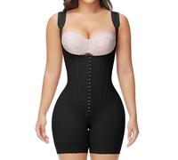 SHAPSHE Fajas Colombianas Moldeadoras Body Shaper post-chirurgie Compression Vêtement galbant Contrôle du ventre Buste ouvert, noir, Large