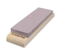 SHAPTON Pierre à aiguiser japonaise en céramique M15/grain de finition 5000, pierre de 15 mm avec base en bois