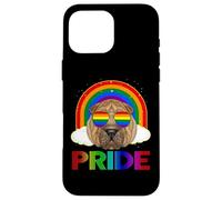 Shar Pei Dog Glasses LGBT Rainbow Gay Lesbian LGBTQ Pride Coque pour iPhone 16 Pro Max