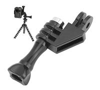 Sharainn Adaptateur Réglable à Montage coudé à 90 Degrés, Adaptateur Compact en Alliage D'aluminium à Montage Vertical à 90 Degrés pour Caméra d'action GoproHero 8 7 6 5 9