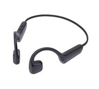 Sharainn Casque à Conduction Osseuse, Écouteurs Sport Oreille Ouverte | Ajustement Ouvert, Crochet D'oreille Adaptatif, Métal à Mémoire et TPE, Type-C, Batterie 180mAh, Portée 15m, 2 écouteurs
