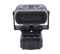 Sharainn Chauffage Portable 170W Pour Voiture, Chauffage Rapide Electrique, Chauffage Sans Fil 2 Vitesses Avec USB Pour Tous Les Véhicules