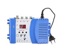 Sharainn Modulateur RF,Modulateur Numérique AV vers RF Convertisseur VHF UHF 47-868 MHz 110-240V pour récepteurs Satellite Caméras vidéo Caméras CCD(Prise UE,Bleu)
