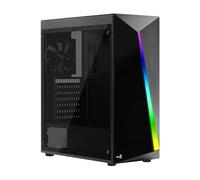Aerocool Boîtier PC SHARD ATX, panneau acrylique, RGB 13 modes, ventilateur 12 cm