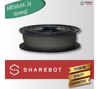 Sharebot Filamento ABS Absolute Argento per Stampa 3D - Alta Resistenza e Bassa Deformazione