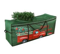 SHareconn Sac Rangement Sapin de Noel, Grand Sac Oxford 600D Résistant et Imperméable avec Poignées Renforcées, Adapté aux Sapins Artificiels Jusqu'à 270 cm et aux Boules de Noël, Vert