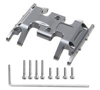 ShareGoo Base de support de boîte de vitesses en alliage d'aluminium compatible avec les pièces de rechange Axial SCX24 AXI90081 1/24 RC Crawler de voiture (Titanium)