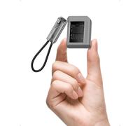 SHARGE Boîtier SSD M.2 NVMe avec Système de Refroidissement Actif, USB C 3.2 Gen2 10 Gbit/s, Lecteur NVMe Prend en Charge Les Clés M et Les SSD Taille 2230, Gris