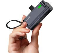 Sharge Flow Mini 2 Batterie Externe 22,5w Avec Câble Intégré, Batterie Portable Externe Pour Voyage, Charge Rapide Avec Connecteur Usb-C Et Ios Compatible Iphone 16/15/14, Galaxy Et Plus