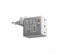 SHARGE Pixel 140 Chargeur PD pour Ordinateur Portable, 140W Chargeur USB-C avec Ecran Smart pour MacBook Air, Galaxy S25 S24, iPhone 16 15 Pro Max, iPad et Autres Appareils