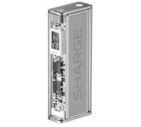 SHARGEEK 140 Power Bank, Batterie Externe Portable 20000mAh 140W avec Écran Transparent Smart Display, Ports USB-C USB-A, Chargeur Rapide pour Ordinateur Portable, iPhone 17/16/15, MacBook, Steam Deck