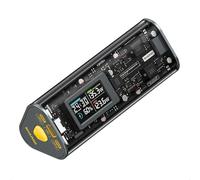 SHARGEEK 170 Powerbank USB C, Ladegerät Tragbar 24000mAh mit Smart Display, Akkupack Transparenter Wasserdicht 3 Anschlüsse für MacBook Pro, iPhone 16/15/14/13, Schnelllade Power Bank