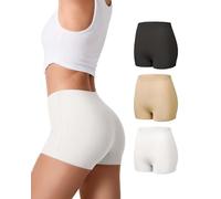 SHARICCA Boxers pour femmes sans coutures Shorts Cuissard Sous-vêtement Hotpants Short taille haute Boxers en viscose, XXL