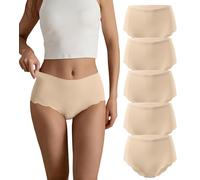 SHARICCA Culotte sans Couture Femme - Taille Haute Elasticité Invisible Slips Confort Respirant Sport Culottes Grande Taille