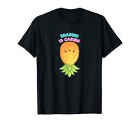 Sharing is Caring Upside Down Ananas Swingers Funny Swing T-Shirt