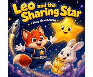 Sharing Story for Kids Ages 4-8: Leo and the Sharing Star Teaches Children Why Sharing Makes Every Adventure Better: Heartwarming Storybook for Kids & ... Girls Ages 1-12 | Fun & Educational Storybook