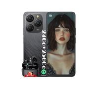 Smartphone Débloqué Oscal Tiger12 6,78 16Go+128Go 64MP 5000mAh Android 13 NFC Gris avec Smartwatch Blackview R30(Noir) Gris cloudwing