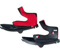 Shark Aeron-GP, coussinets de joue 35 mm Noir/Rouge Noir/Rouge