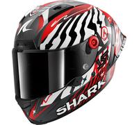 Shark Aeron GP FIM 2 Speed Fancy Carbon Casque, charbon-rouge, taille 2XL pour homme