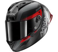 Shark Aeron-GP FIM Racing #2 MotoGP Casque, carbone/rouge/chrome, Taille XL (61/62)