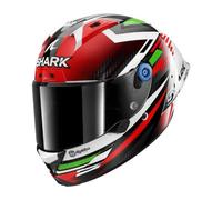 Shark Aeron GP FIM Firstlap Carbon Casque, blanc-rose-vert, taille XL pour homme