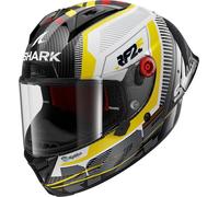 Shark Aeron GP Replica Raul Fernandez Signature Casque, noir-blanc-jaune, taille 2XL pour homme