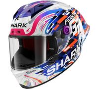Shark Aeron GP Replica Zarco GP de France Casque, Blanc/Violet, Taille XS (53/54)