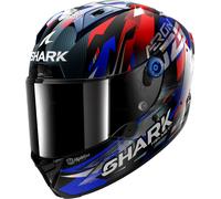 SHARK Casque moto Aeron Zarco GP de France Carbone / Bleu / Chrom Taille S